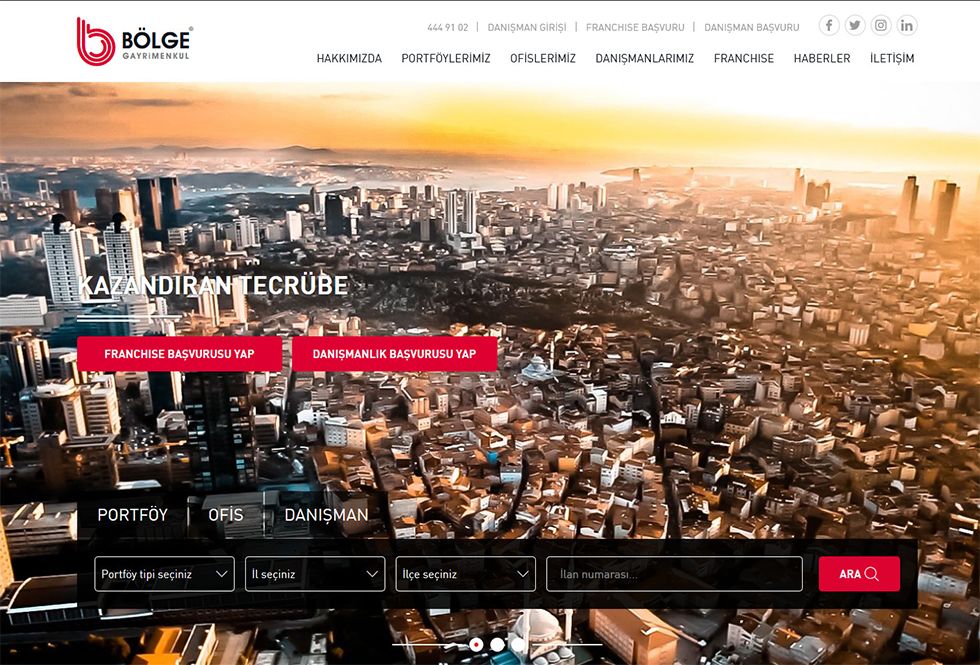 BÖLGE GAYRİMENKUL | mavera interaktif